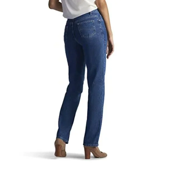 Relaxed Fit Straight Leg Jeans Classic Y2K Denim All Cotton No Stretch - Picture 3 of 3